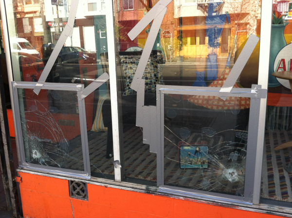 Repair vandalized businesses in the Mission. Repair vandalized businesses in the Mission.