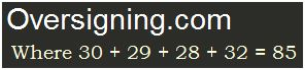 To fund the Oversigning.com Website. To fund the Oversigning.com Website.